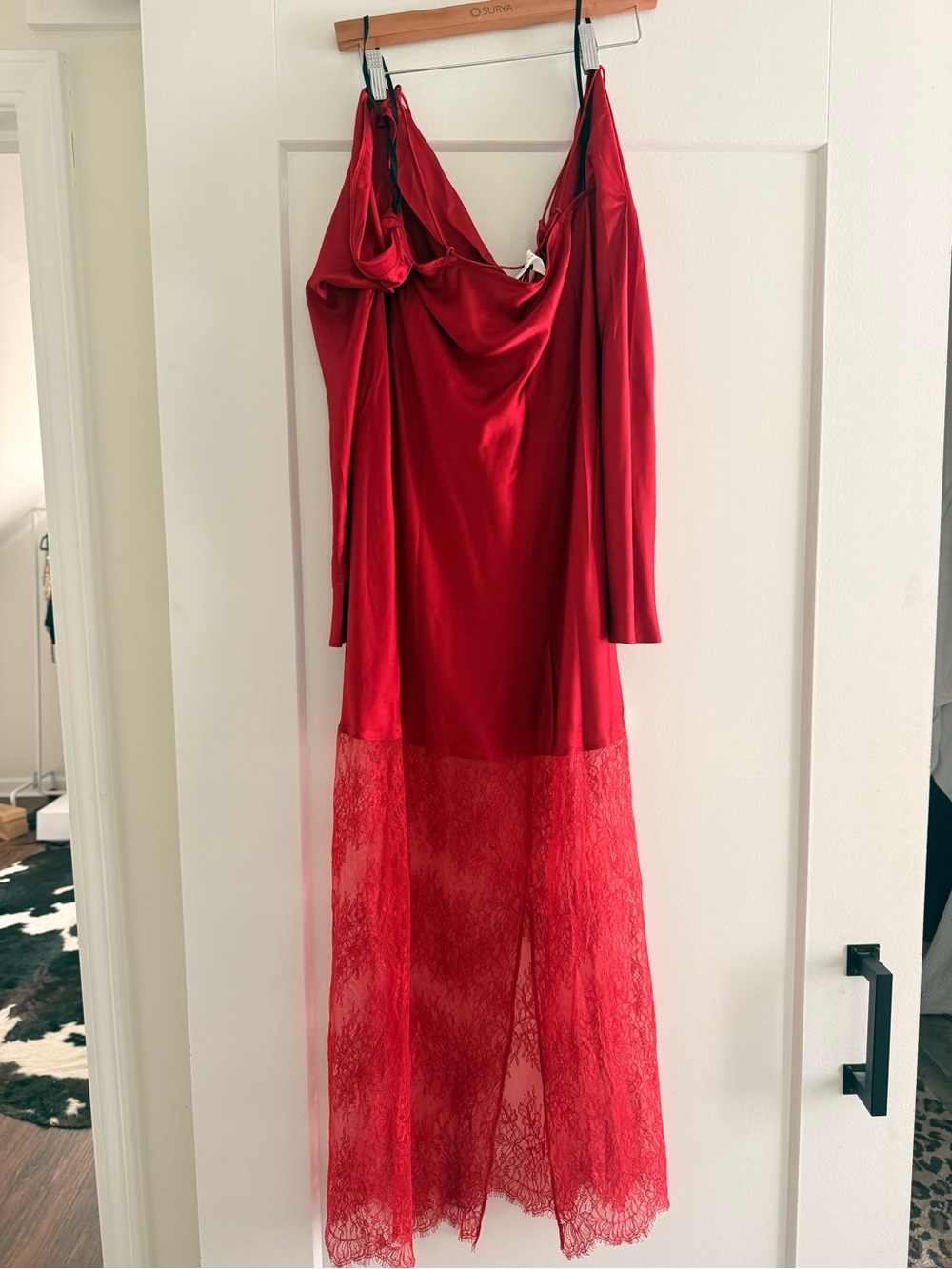 SHONA JOY red lace dress - Picture 7 of 8